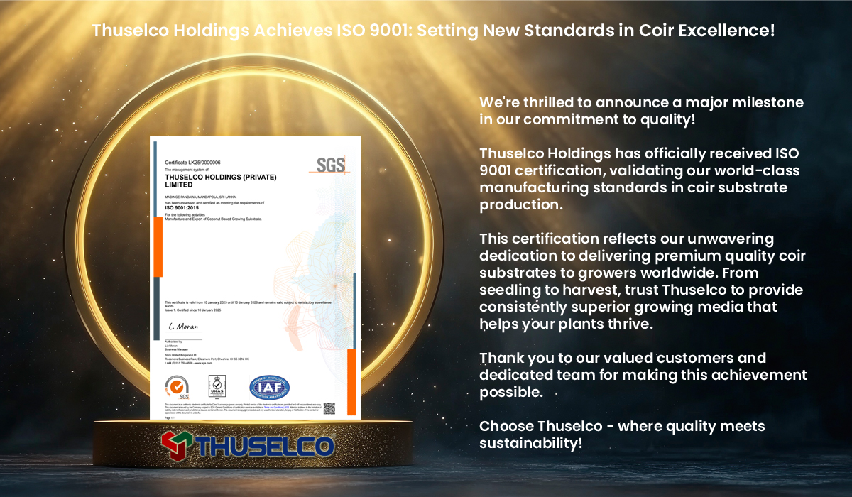 Thuselco Holdings Achieves ISO 9001